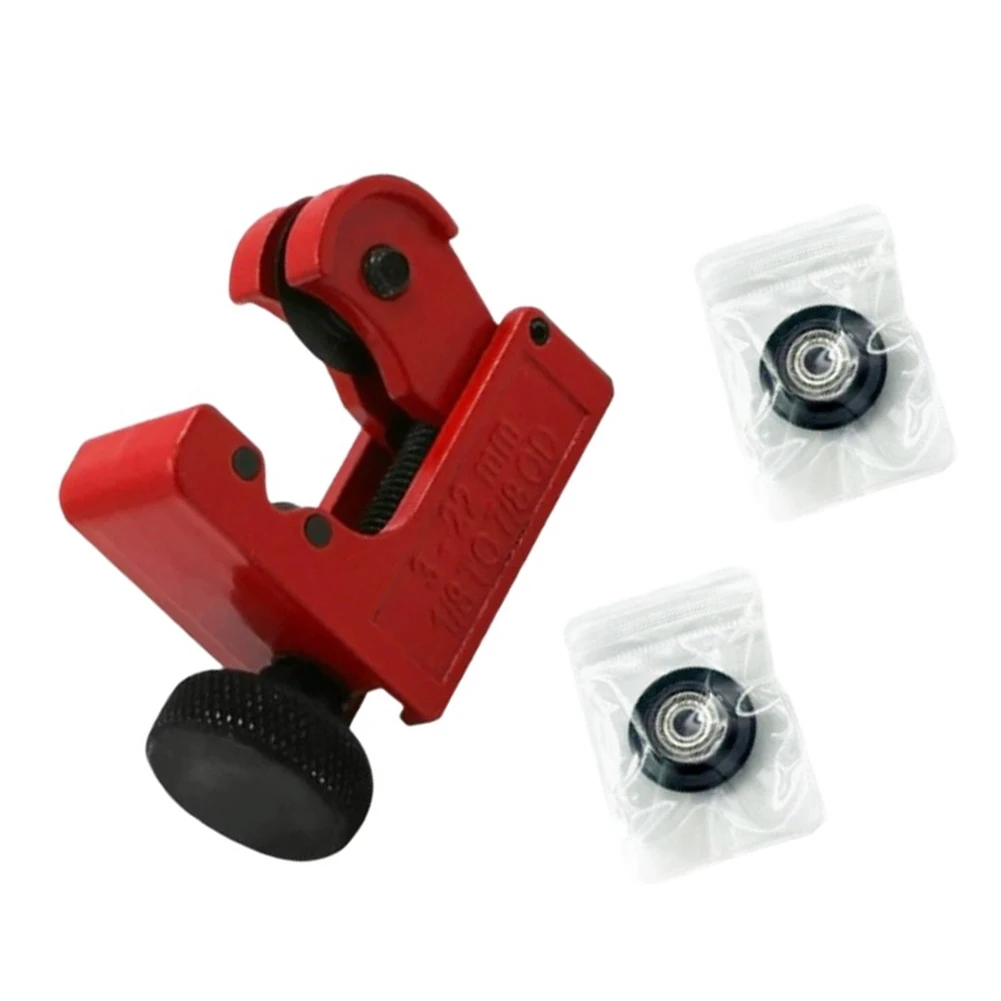 Compact Tube Slicer Designed for 3-22mm Tubing Sizes Used with For Copper Brass Aluminum PVC and Plastic Pipes