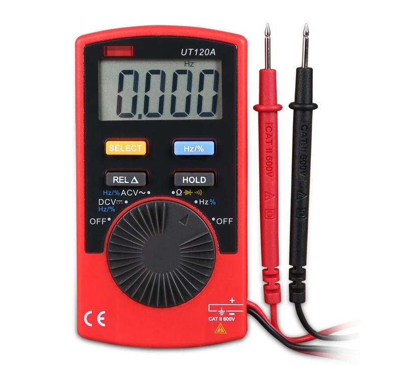 UT120A/B/C Pocket Digital Multimeter Pocket Automatic Range Digital Display Mini Multimeter