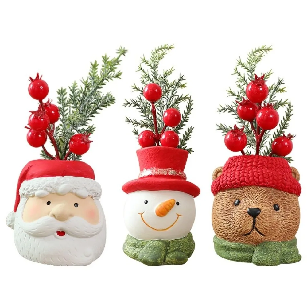 Creative Cartoon Santa Claus Ornament Exquisite Cute Snowman Decoration Personalized Christmas Gnome Doll Festive