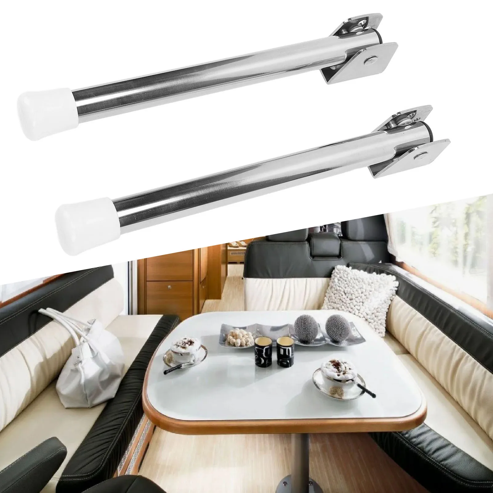 Boat Bench Seat Support Swing Leg Marine Grade Rustproof Improved Stability 1 Pair 13 Inches Seat Support Leg for Yachts RVs