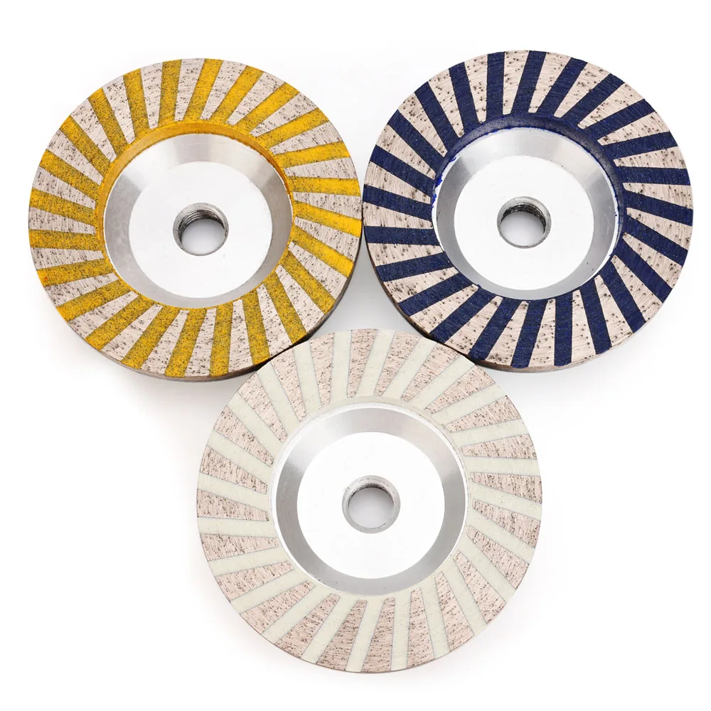 

Casaverde Aluminum Based 100mm Resin Filled Diamond Cup Wheels 4" Granite Cup Wheel For Granite Marble Concrete Surface Grinding