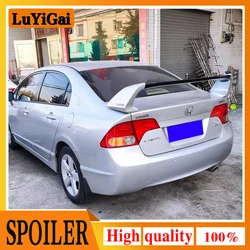 For Honda Civic FD2 Black Red Spoiler 2006-2015 High Quality ABS Material Car Rear Wing Primer Color Rear Spoiler Car Styling
