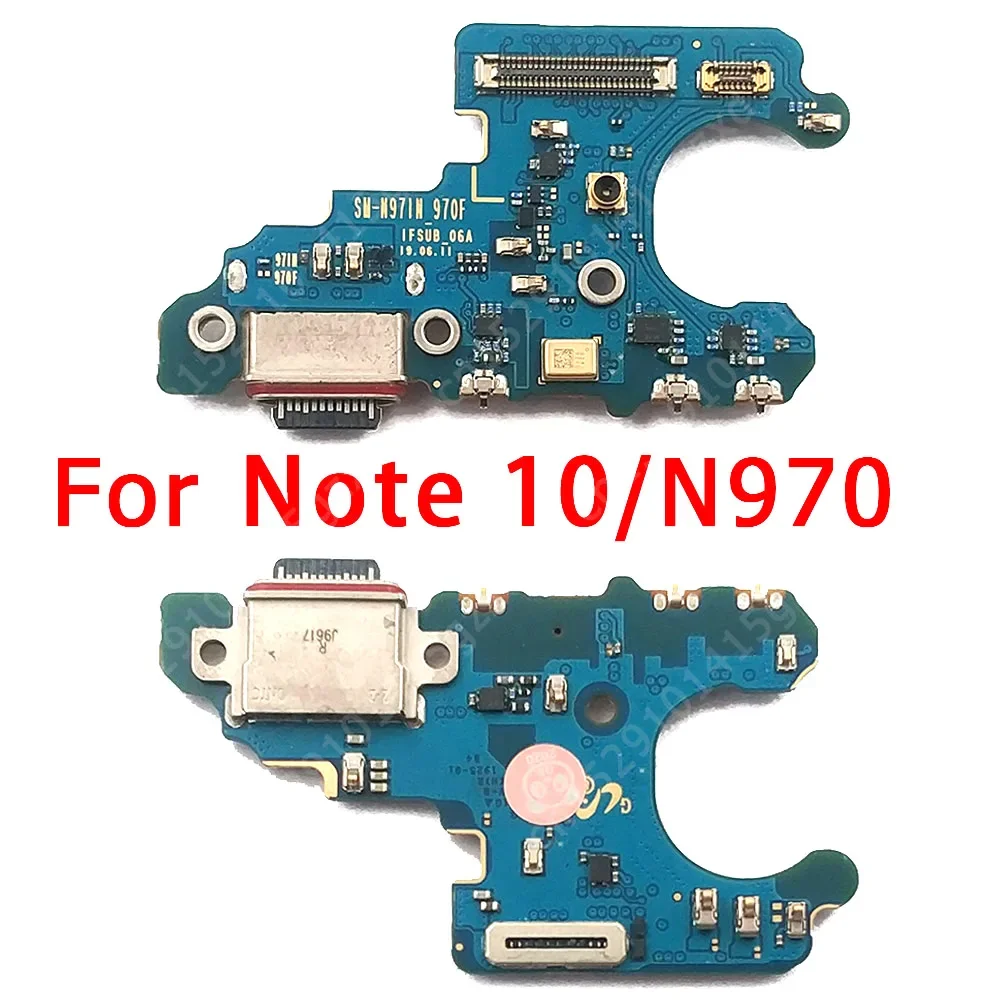 Charging Port For Samsung Galaxy Note 7 8 9 10 Plus Lite N950 N960 N970 Charge Board Usb Connector Flex Cable Plate Spare Parts