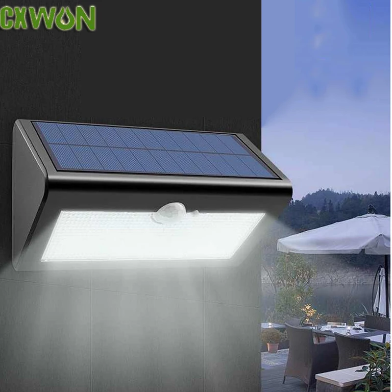 

Solar Led Lamps Outdoor Waterproof Motion Sensor Detector Wall Light Path Garage Patio Lighting Security Night Lights