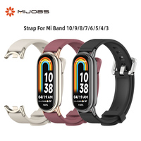 Strap for Mi Band 10 9 8 Watch Band for Mi Band 10 Global Version Silicone Wristband for Mi Band 9 Bracelet For Mi Band 8 Strap
