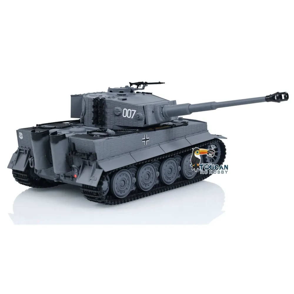 Taigen 1/24 RC – char de combat Tiger I, modèle militaire de Combat infrarouge avec télécommande pour collectionneurs, offre américaine