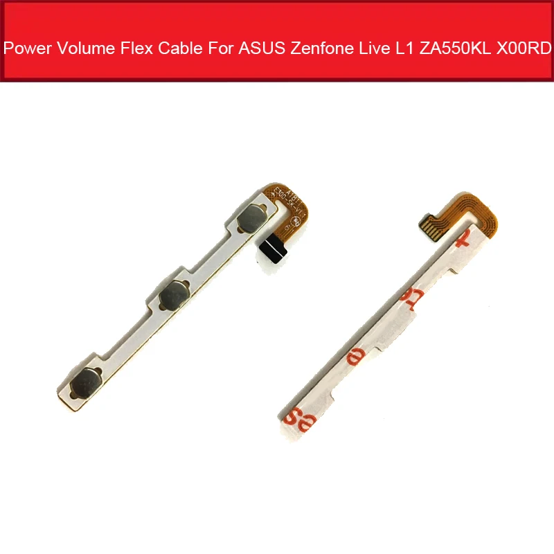 

Power On Off Volume Switch Side Button Flex Cable For ASUS Zenfone Live L1 ZA550KL X00RD Volume & Power Flex Ribbon Cable Parts