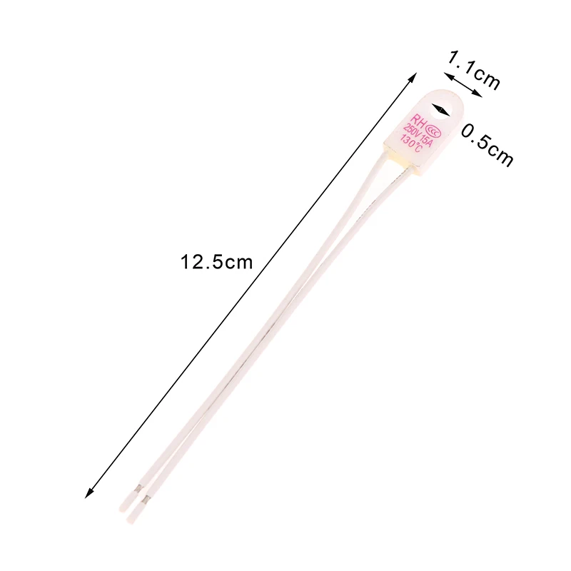 モーターファン用熱ヒューズ,カットオフ温度,rh 95c 115c 125c 130c 135c 150c 180c 230c rh,15a 250v