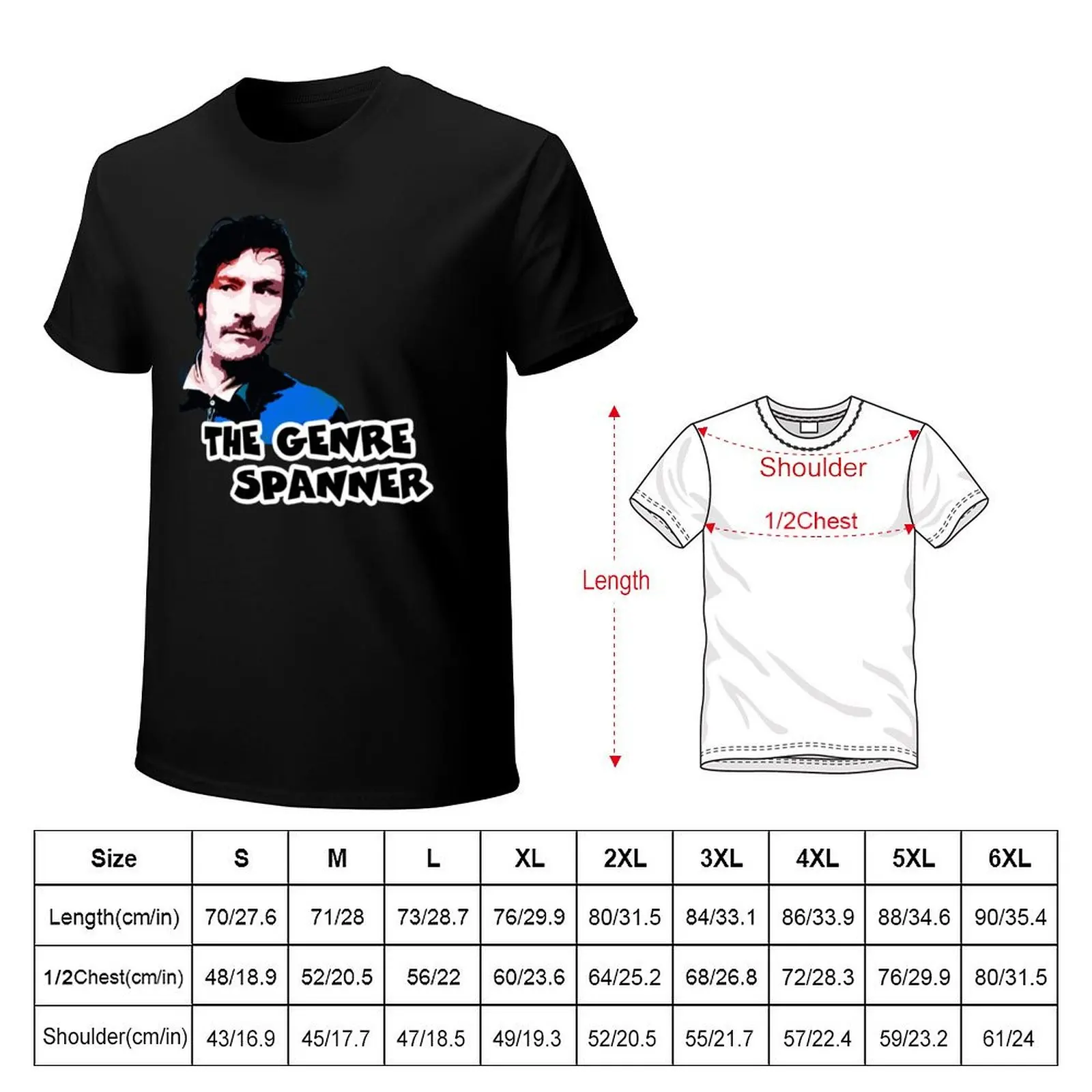 Howard Moon The Genre Spanner - Mighty Boosh T-Shirt customs summer clothes oversizeds tshirts for men