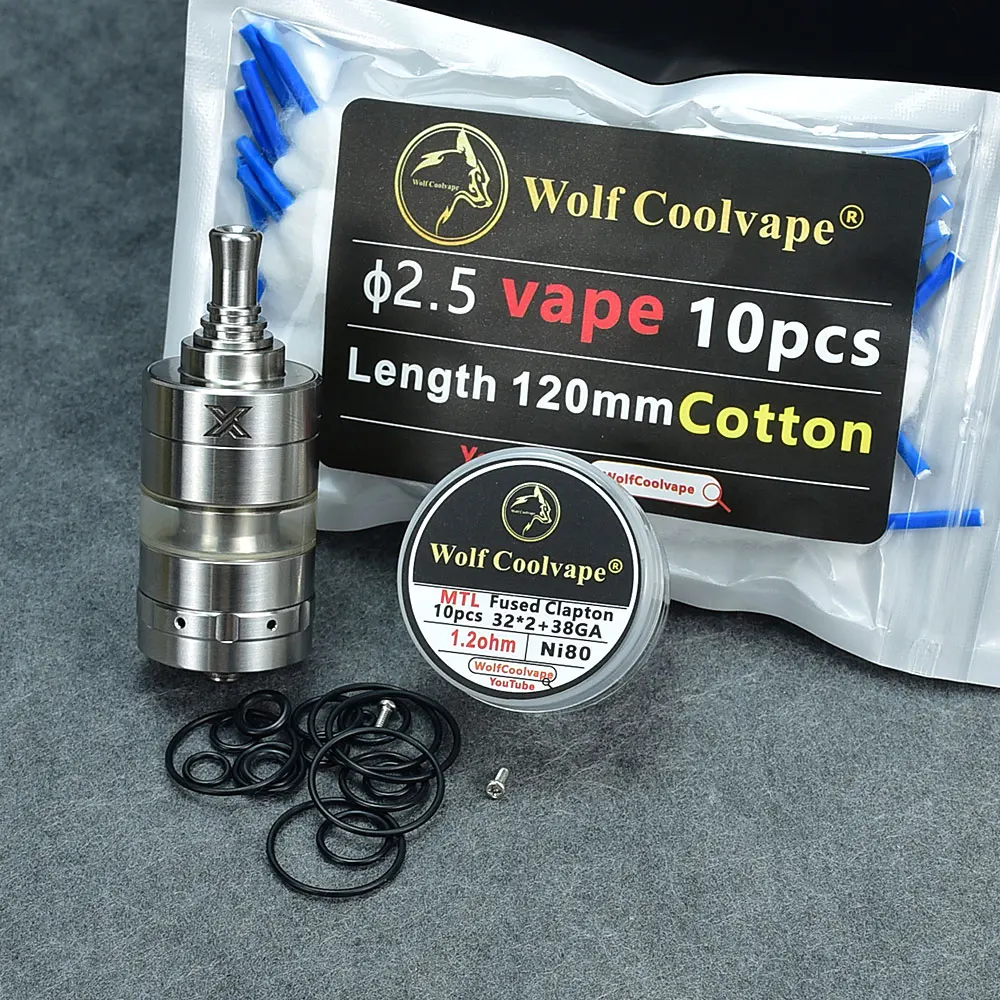 WOLFCOOLVAPE Kayfun x rta Vape Tank 4 mtl rta 24 316ss rta atomizer tank for coils & atomizers - gallery image 2