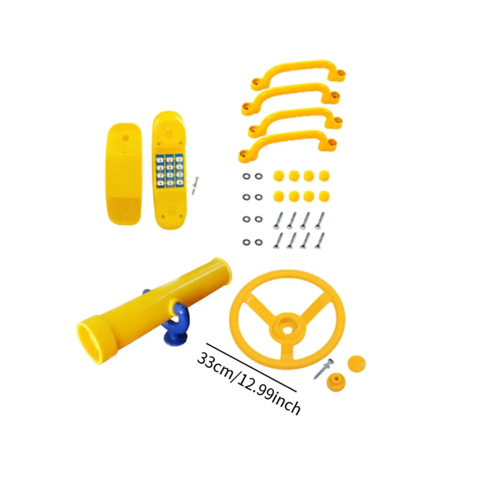 Akcesoria do placów zabaw dla dzieci, zestaw do zabawy na zewnątrz, do domku na podwórku lub domek na drzewie.