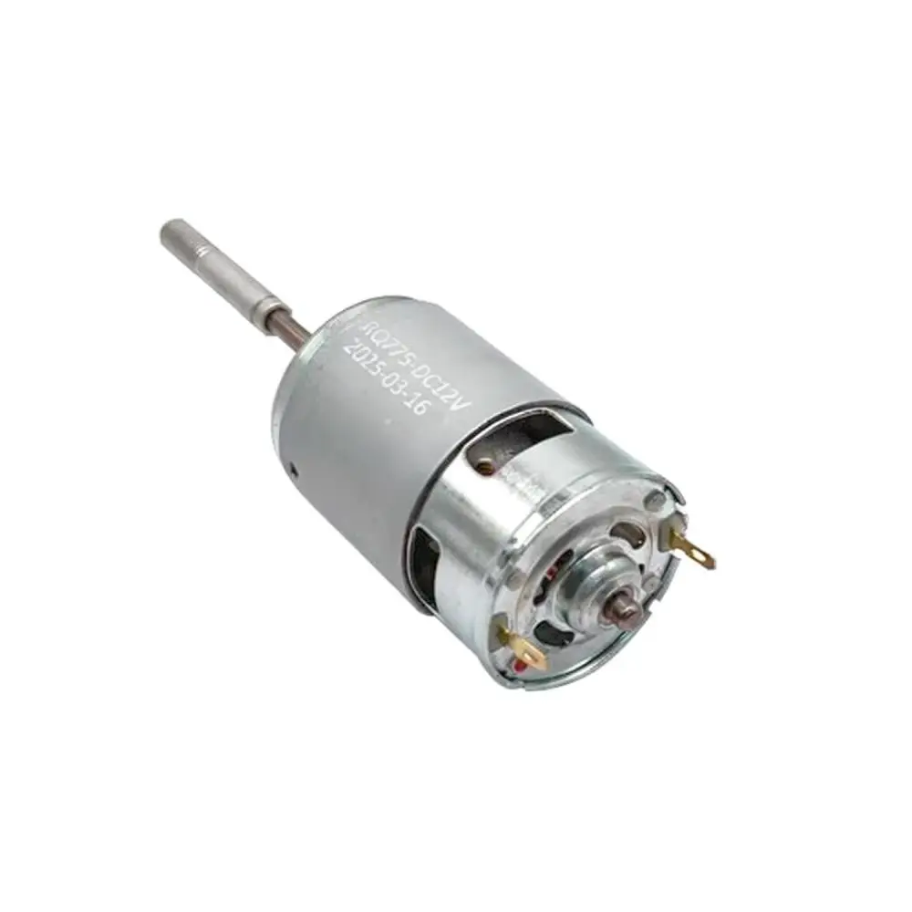 Dc Brushed Motor 775 For Tiexin 02108 Fan Replacement 12V Power Component Durable Metal Abs Electric Tool Spare Drive Device