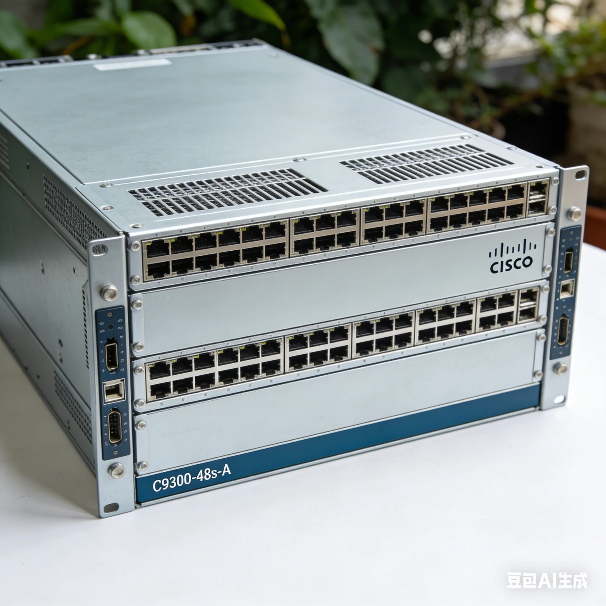 New C9300-48S-A 9300 Switch, 48xGE SFP/Modular Uplink/Enterprise Switch