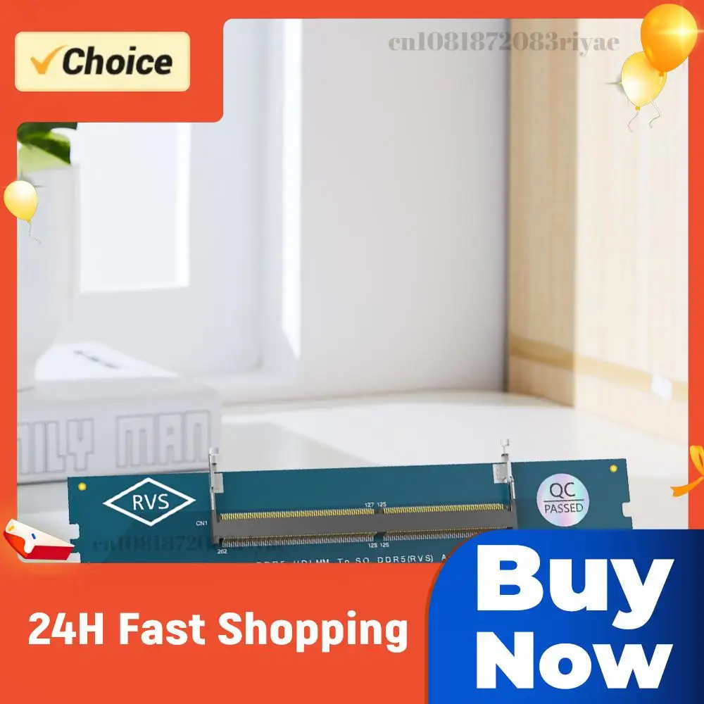 DDR5 SO-DIMM Gaming Laptop RAM Memory Module Overcurrent Protection DDR5 Memory RAM Adapter Card for Laptop Desktop