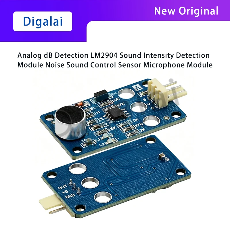 LM2904 analog decibel detection sound intensity detection module, noise sound control sensor, microphone module