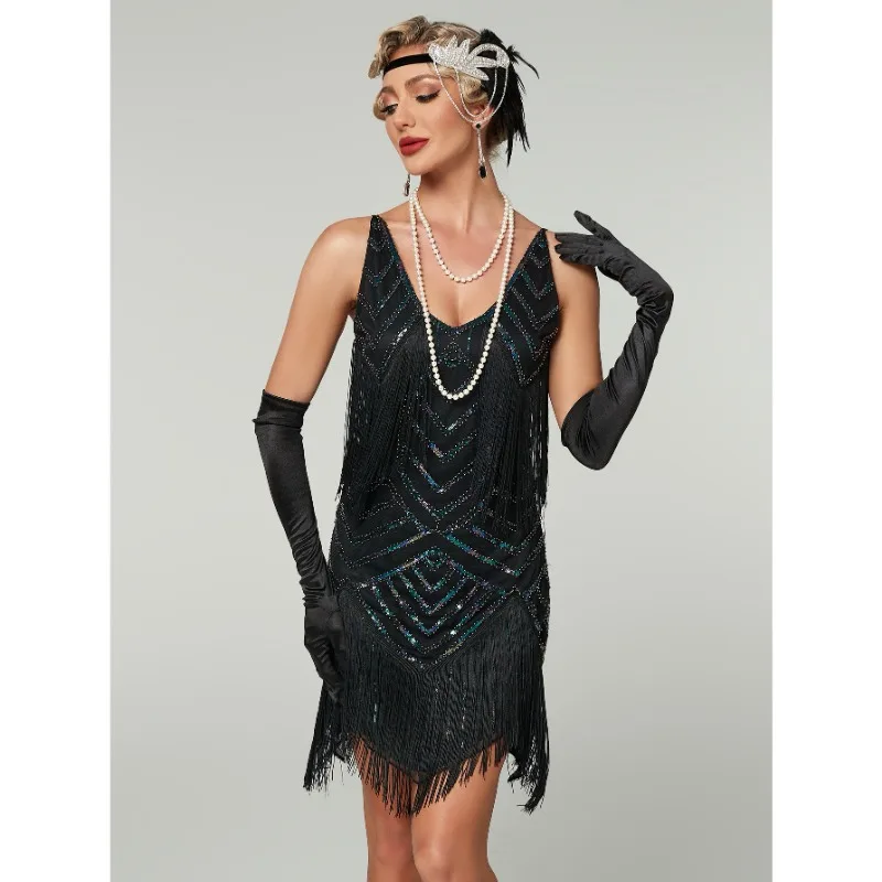 Newest 1920s Flapper Roaring Red Green 20s Great Lady MIni Short Dress Gatsby Fringed Sequin Beaded Lady Mini Tassels Dress - AliExpress 200000345 Newest 1920s Flapper Roaring Red Green 20s Great Lady MIni Short Dress Gatsby Fringed Sequin Beaded Lady Mini Tassels Dress - AliExpress 200000345