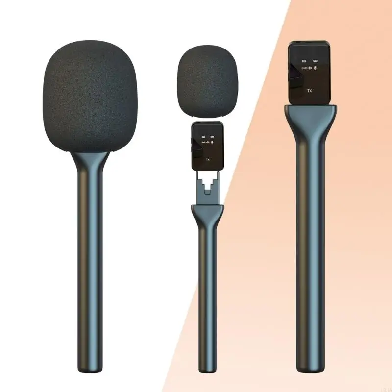 MultiPurpose Plastic Interviews Mic Adapter Durability Plastic Body 193A