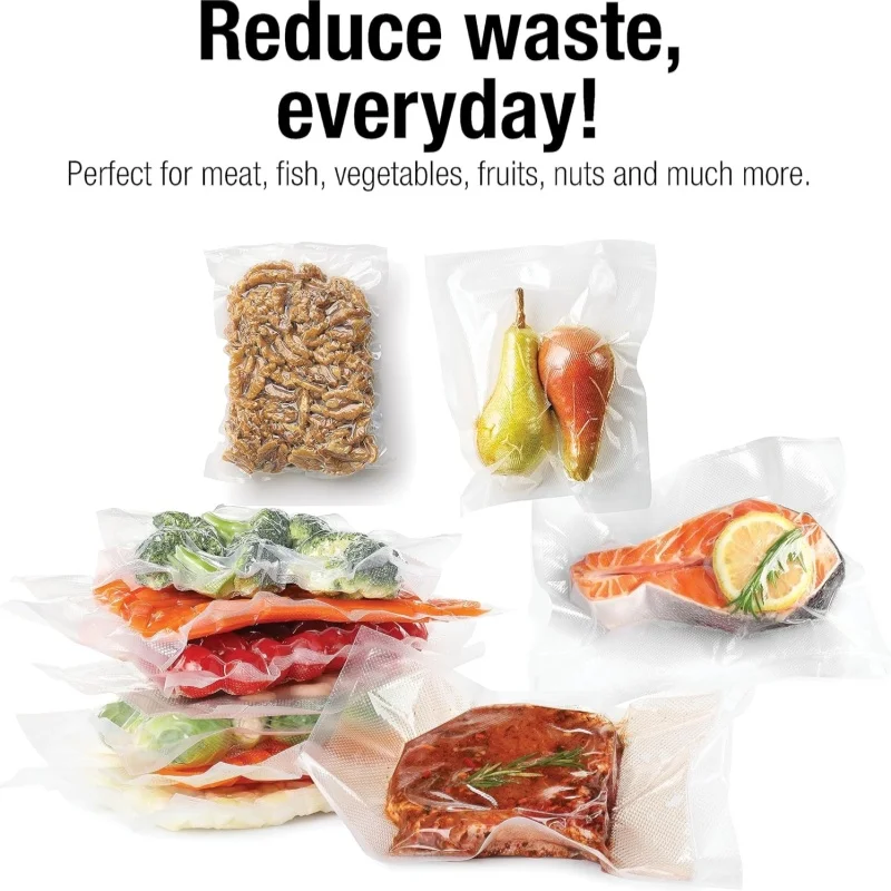 Сумка для вакуумного упаковщика пищевых продуктов Sous Vide Food Saver, вакуумные пакеты, кухонные аксессуары для хранения свежести, сумка для хранения мяса, без BPA
