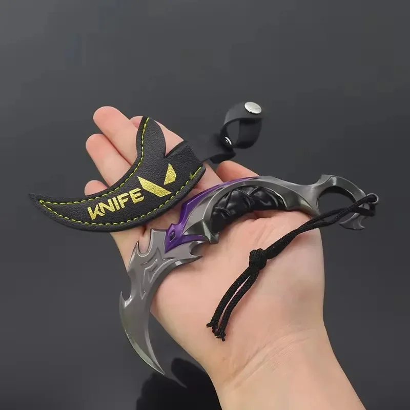 

15CM Valorant Weapon Melee Reaver Karambit Model Metal Game Peripheral Katana Samurai Sword Cosplay Ornaments Gift Boys Toy