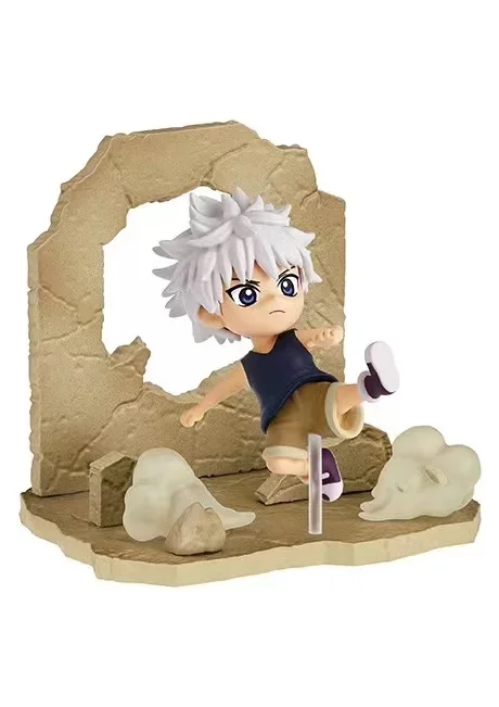 FREECSS Killua Zoldyck Kawaii Figure  Model Toys Collection Gifts HUNTER Tabletop Decoration  Birthday Gift Desktop