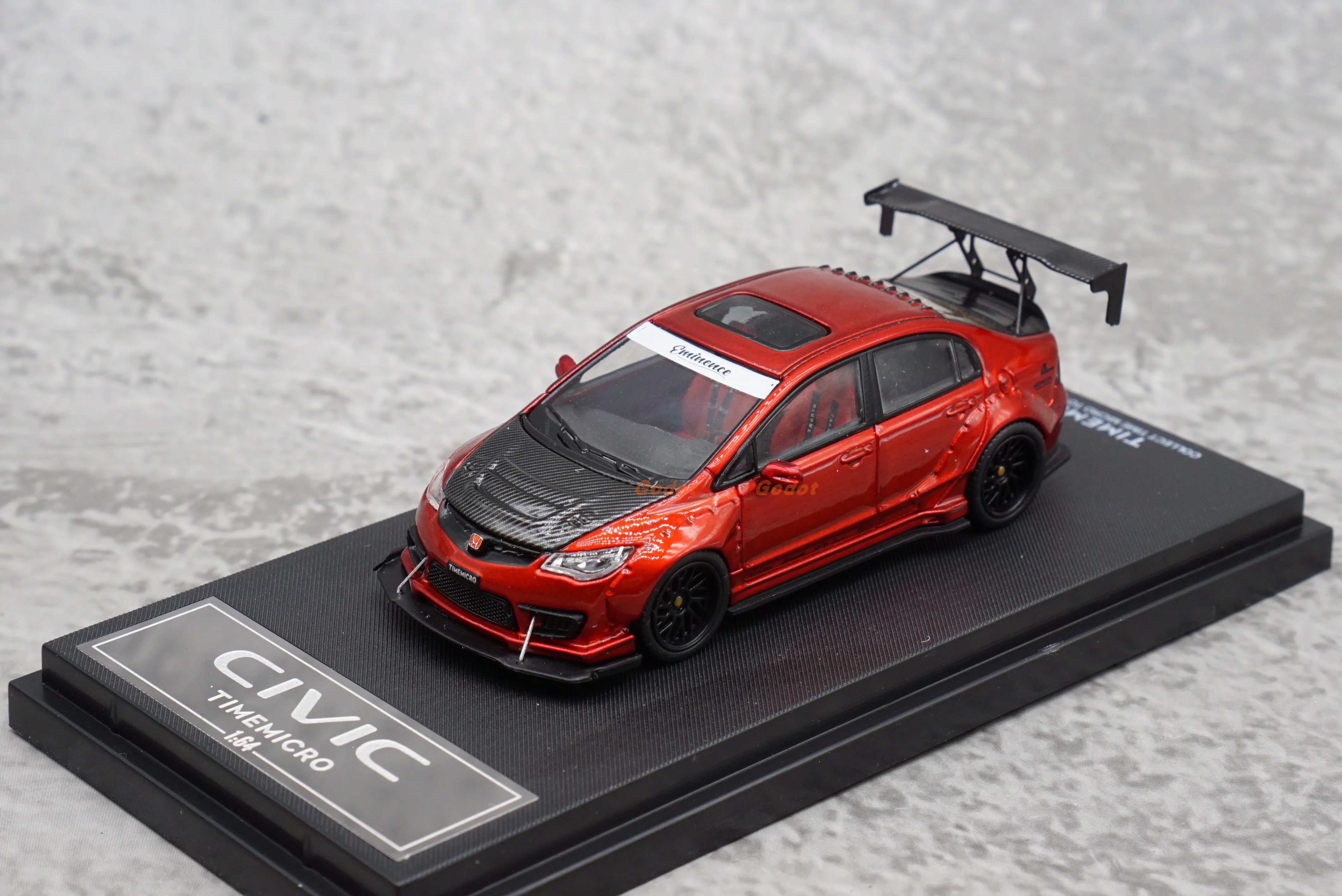 tm 1/64 TYPE R civic FD2 alloy car model toy