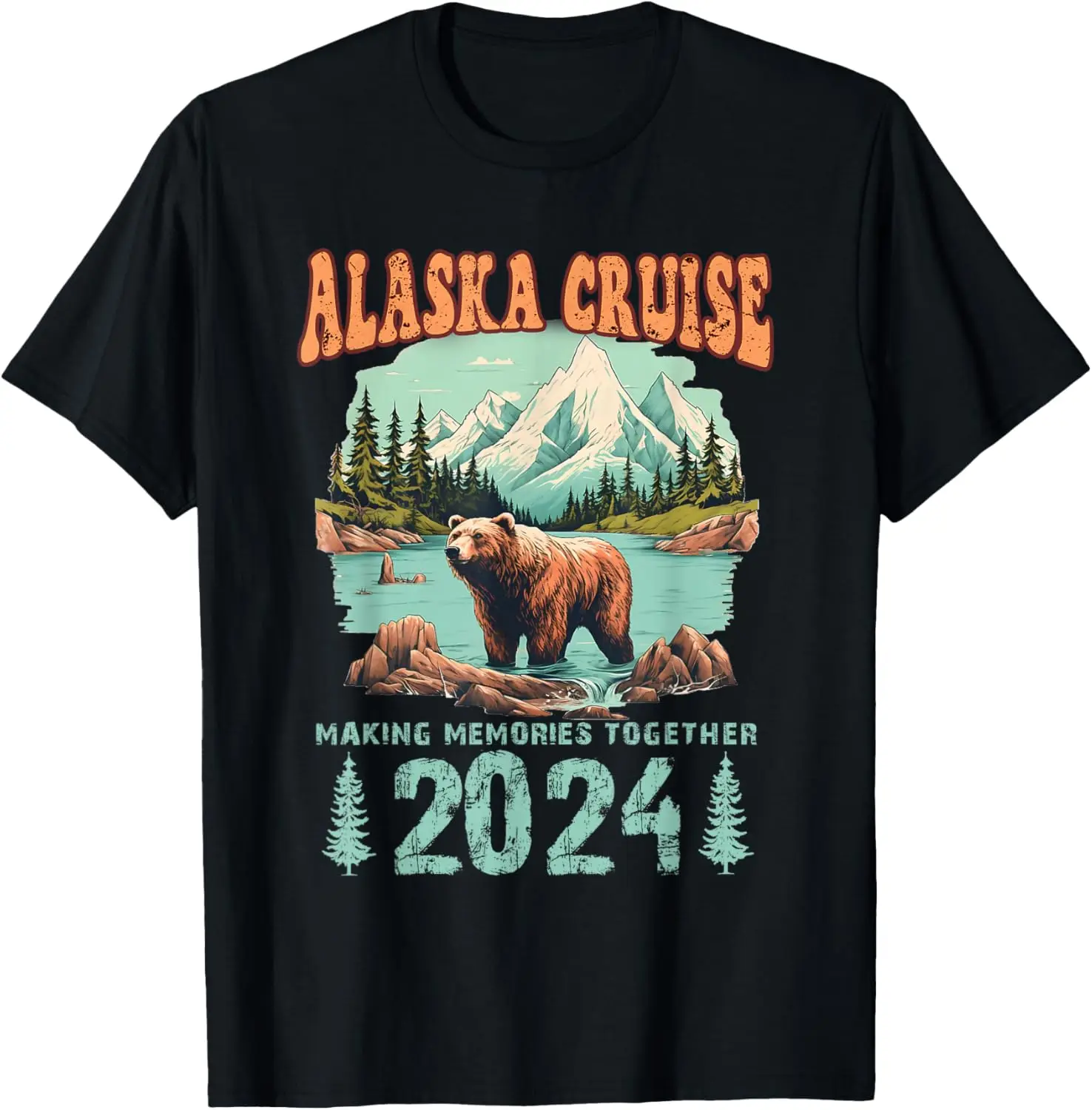 Matching Family Friends And Group Alaska Cruise T-Shirt