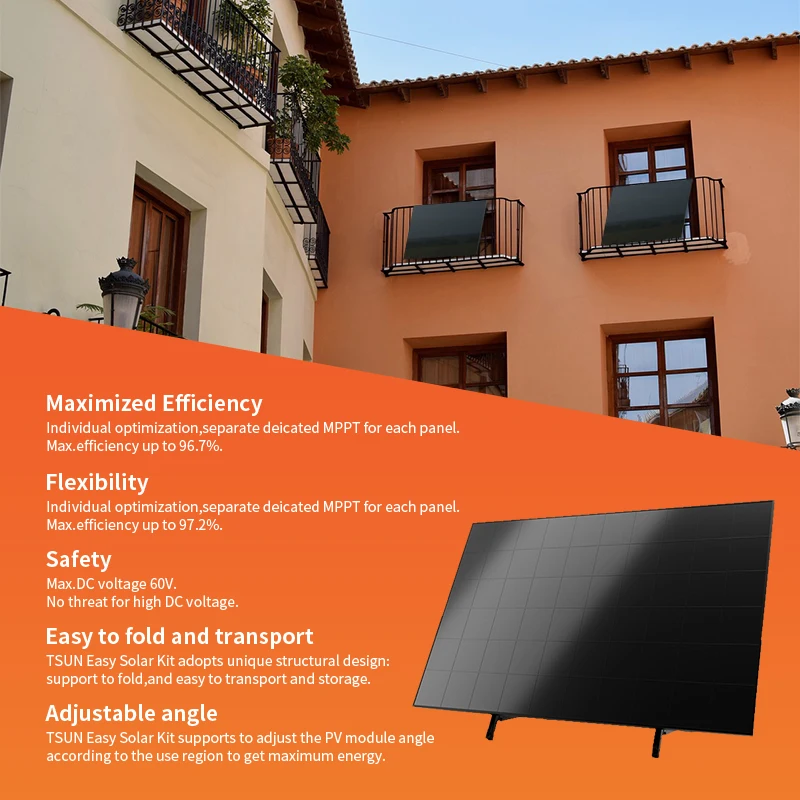Plug And Play  SystemGermany Pv Storage Balkonkraftwerk Komplet 600w 800w Watt Micro Inverter Power Plant Kit Panels Balcon