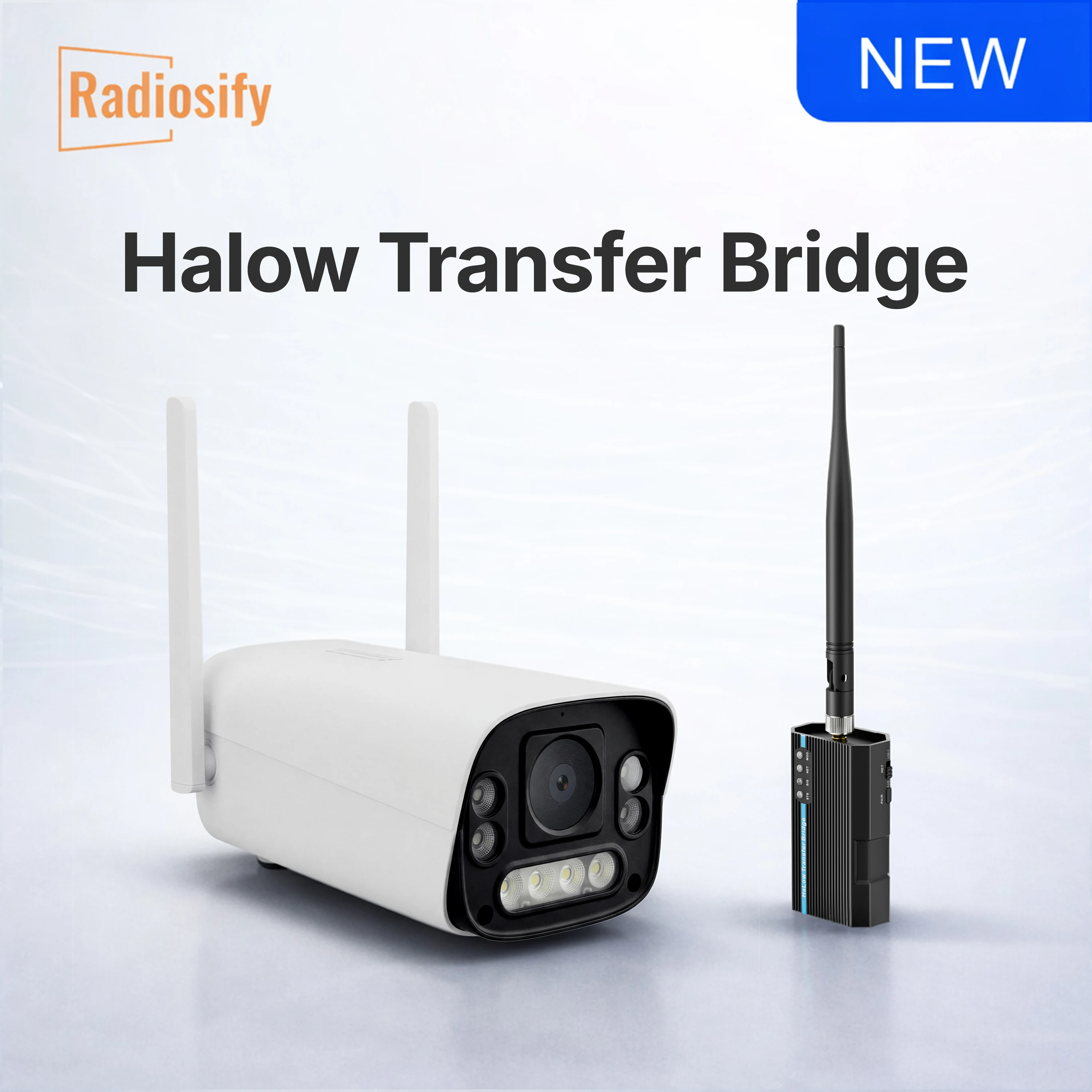WiFi HaLow HTB01 Transfer Bridge Camera 802.11ah 902-928MHz Long Range Low Power 1080P IoT Monitoring