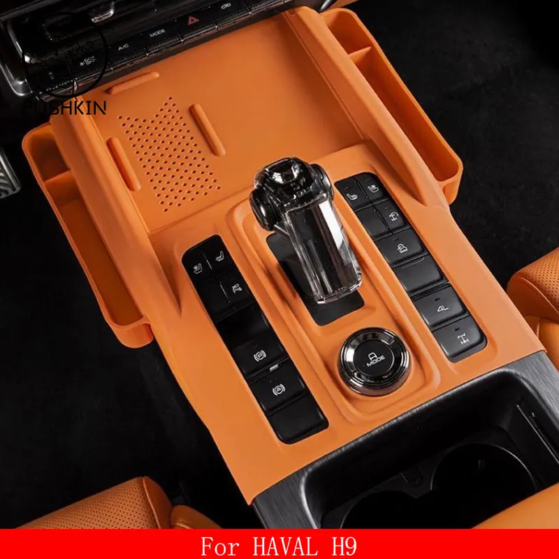 

Car Central Control Storage Box Water Cup Mobile Phone Holder For Great Wall GWM HAVAL H9 2024 2025 New H9 Car Accessories