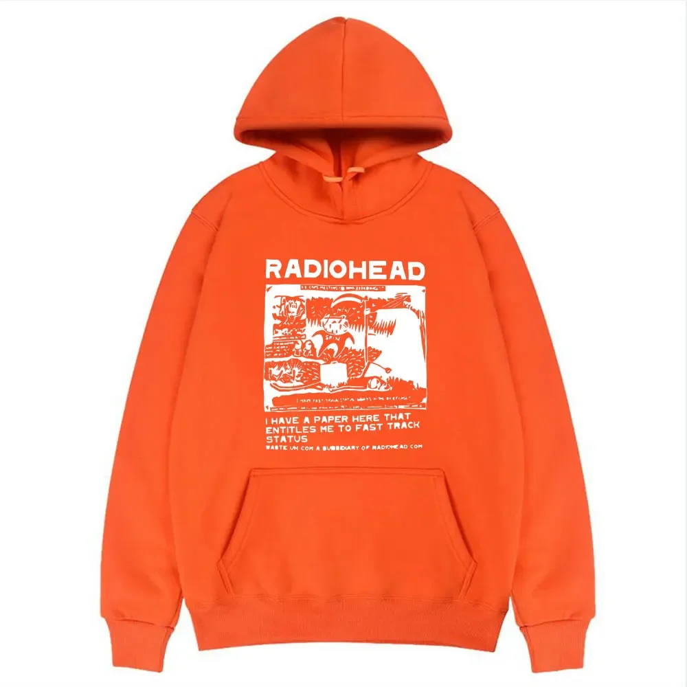 Felpe con cappuccio Rapper felpe con stampa Radiohead uomo donna moda Pullover felpa muslimex Street felpa con cappuccio oversize top