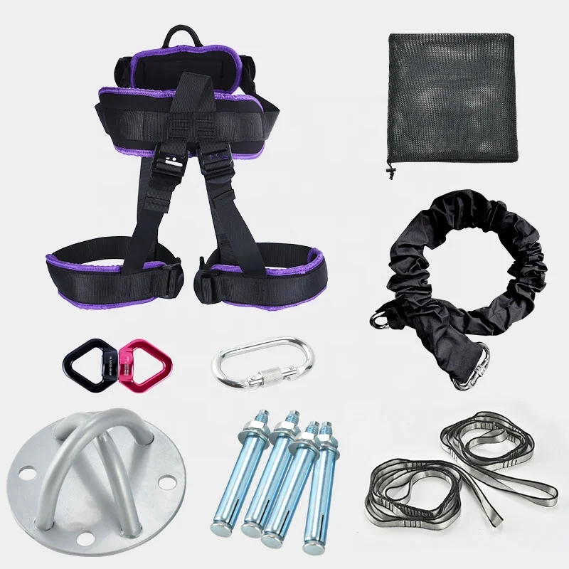 High Quality Nylon Bungee Fitness Suspension Trainer Straps Durable Vitality Belt Yoga Pilates Reformers