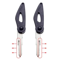 Universal Motorcycle Slot Foldable Key Right & Left Blade Blank Uncut Folding Flip Keys For Benelli Honda CB600 CB800 Kawasaki