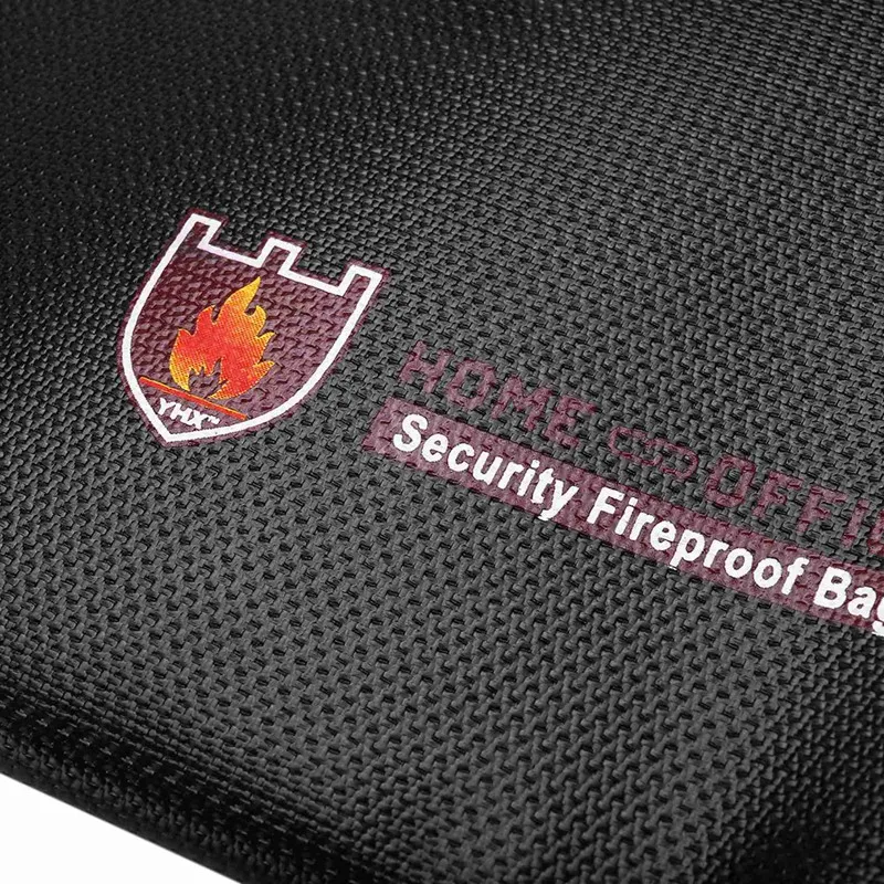 2X ملفات مقاومة للحريق مجلد الأكورديون وثيقة حقائب 14.3X9.8 بوصة A4 حجم 12 جيوب