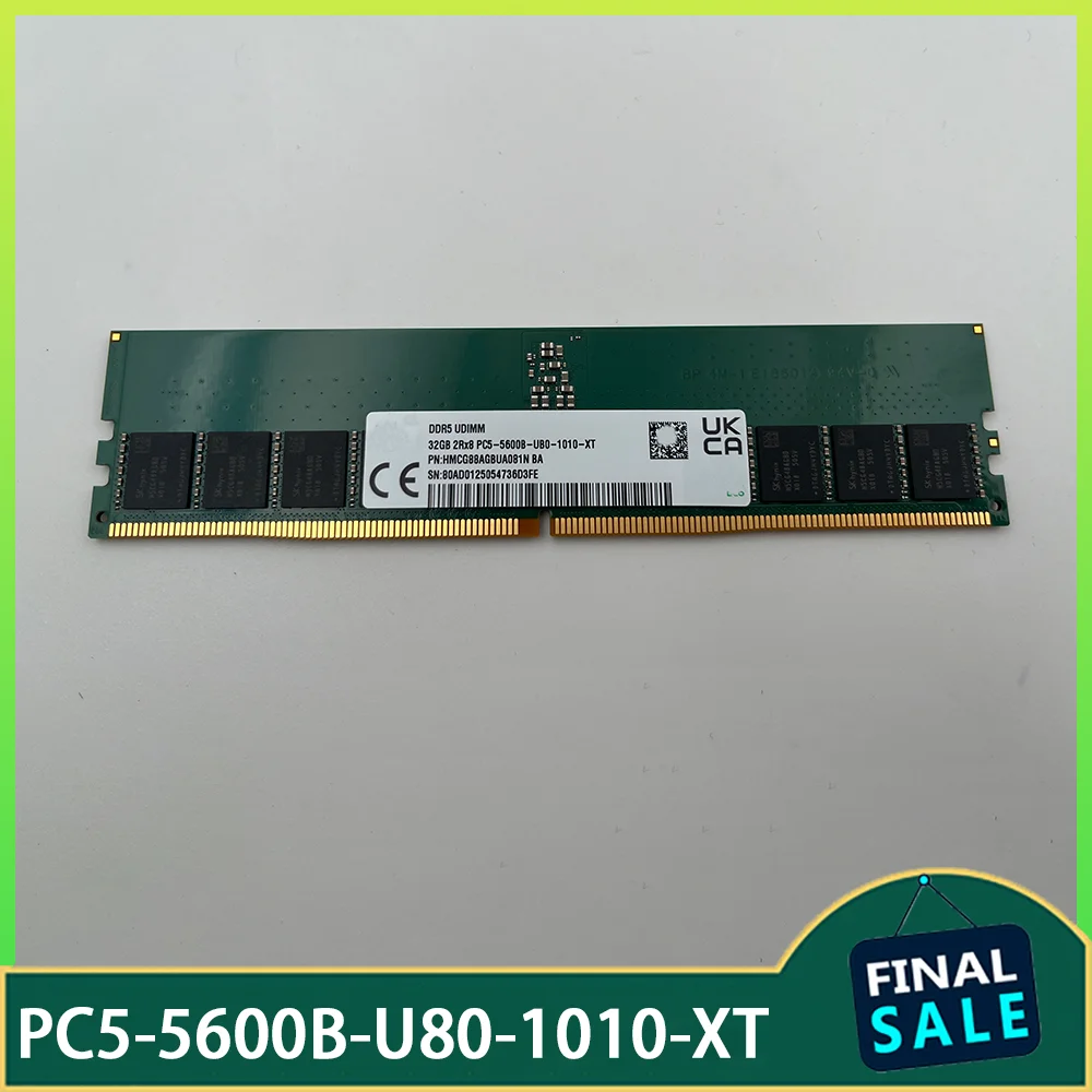 

Настольная память DDR5 32G 5600 HMCG88AGBUA081N PC5-5600B-U80-1010-XT