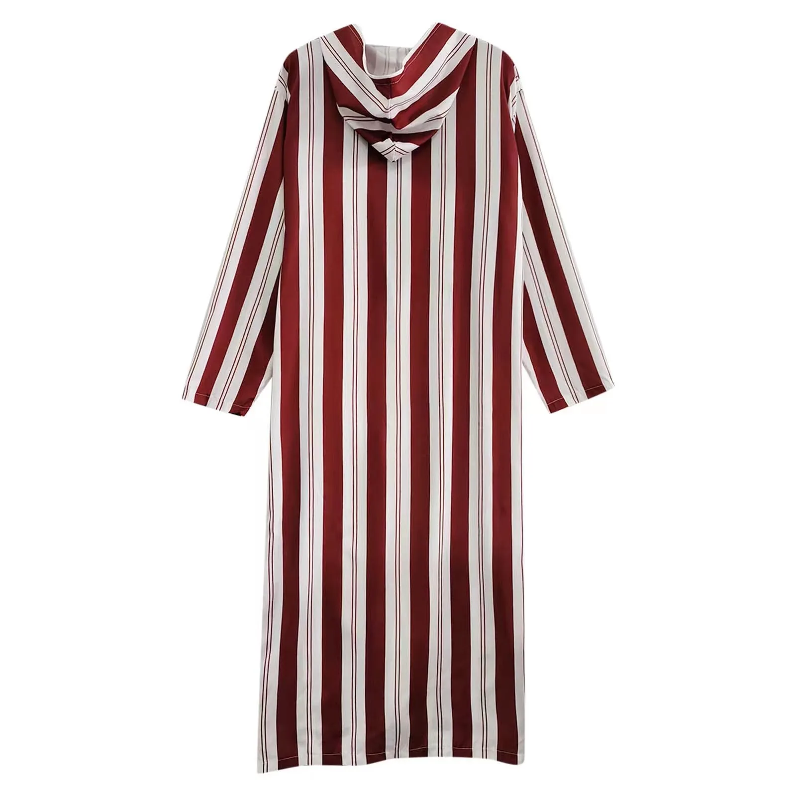 White Emirati Moroccan Fabric Long Sleeve Hand Embroidery Pajama Designs for Al Haramain Men's Hommes Jubba Thobe Arab