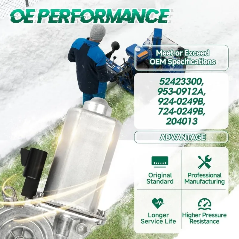 

Электродвигатель шнека AT44 для снегоуборщиков Ariens, MTD, Yardman, Cub Cadet, Snowboss 52423300 953-0912A 924-0249B 724-0249B