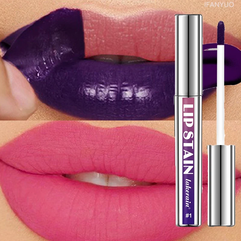 Peel Off Lip Gloss Rossetto liquido opaco idratante Non sbavature Matita labbra impermeabile Tazza antiaderente Macchia labbra Cosmetico da donna