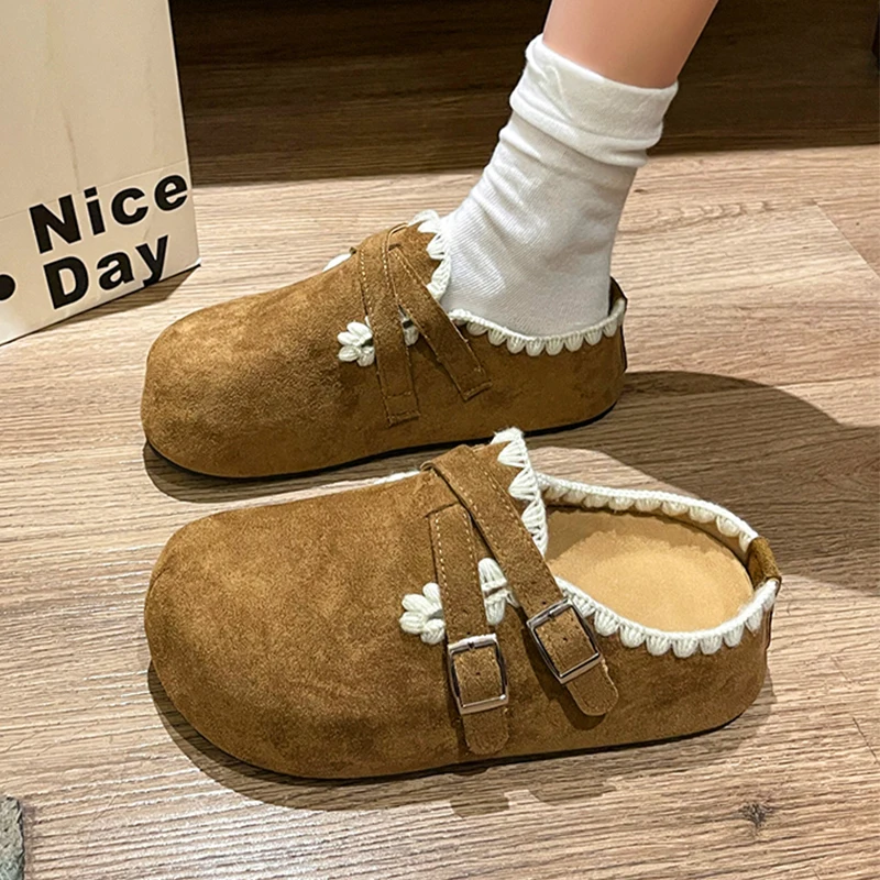 

Женские туфли без каблуков на плоской подошве и платформе, повседневные тапочки, осенние сандалии, новинка 2025, кроссовки для бега, прогулочная обувь, Mujer, шлепанцы, Zapatos