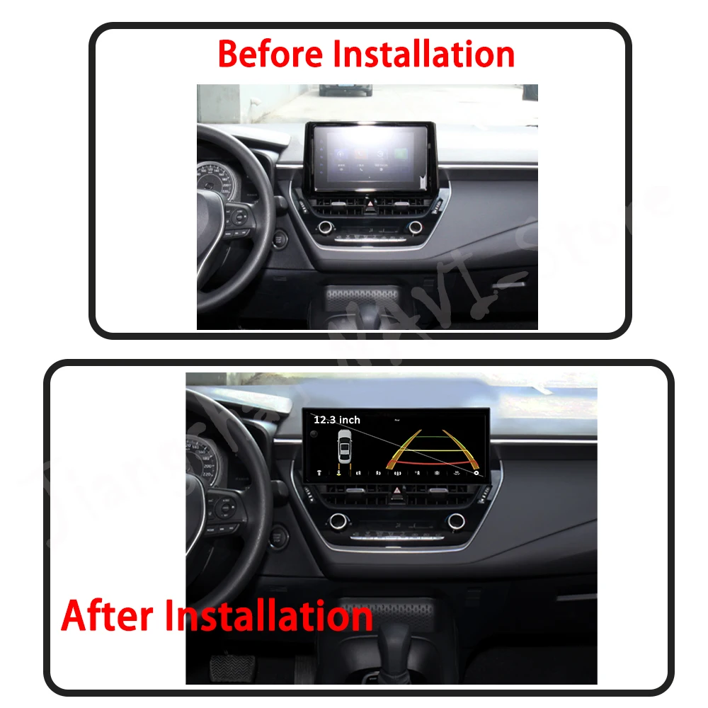 For Frontlander 2022 Corolla 2019-2021 Levin 2019 Asian 2021 Android Auto Carplay DSP Radio Multimedia Player GPS Navi Stereo