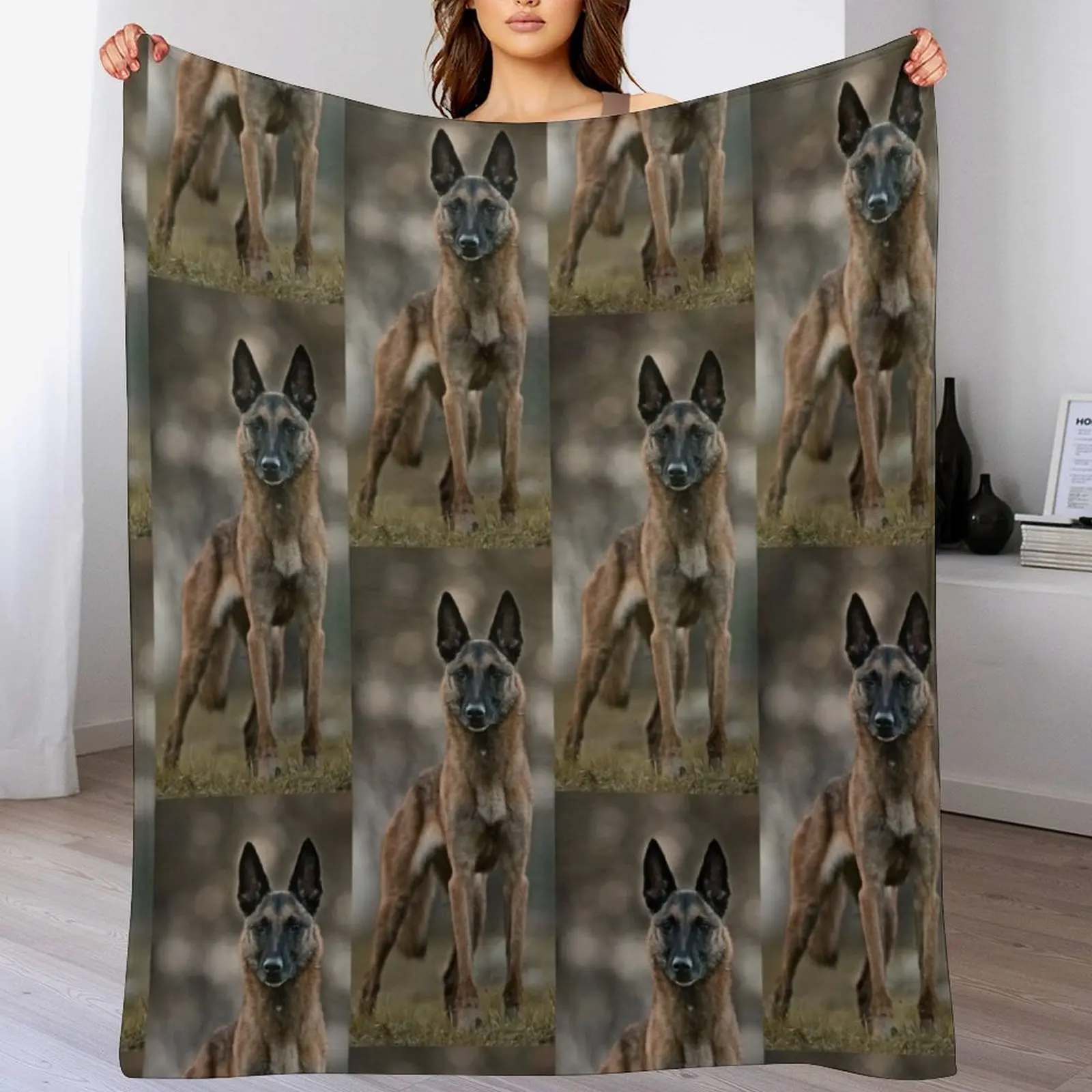 

belgian shepherd malinois amazing Throw Blanket Tourist Soft Beds warm for winter funny gift Blankets