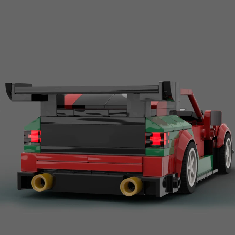 329 個 Moc テクノロジー クリスマス レーシング スーパーカー モデル ビルディング ブロック スピード ビークル ブリック おもちゃ 子供 大人 誕生日プレゼント