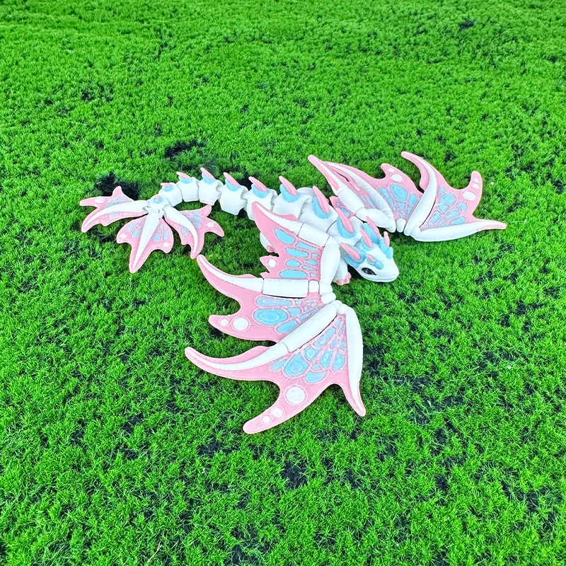 ثلاثية الأبعاد مطبوعة الإمبراطور التنين دائم سطح المكتب الديكور زخرفة صغيرة هدية عيد ميلاد تمثال على شكل حيوان