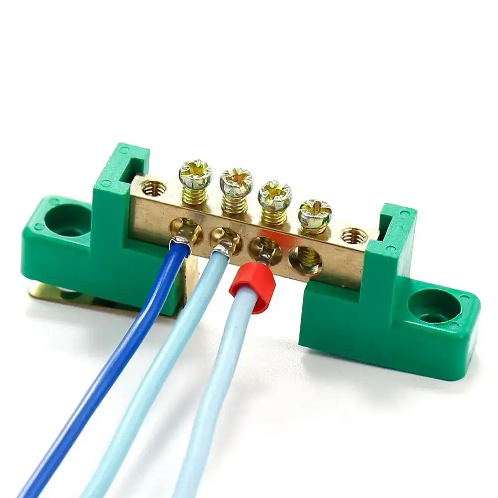 

Good Conductivity Terminals Grounding Multi Positions Porous Site Corrosion Resistance High Bridge Type Ground Bar Brass