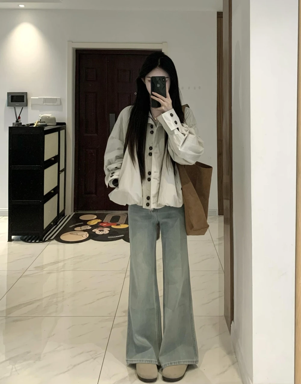 

Байкерские куртки Женская куртка Emo Blends Плед Стеганый укороченный минимализм Campus Preppy College Дышащий Хэллоуин Рождество Новый