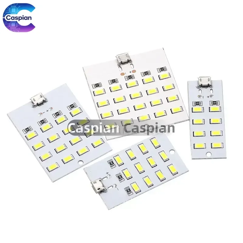 

1PCS high quality 5730 smd 5V 430mA~470mA White Mirco Usb 5730 LED lighting panel USB mobile light Emergency light night light