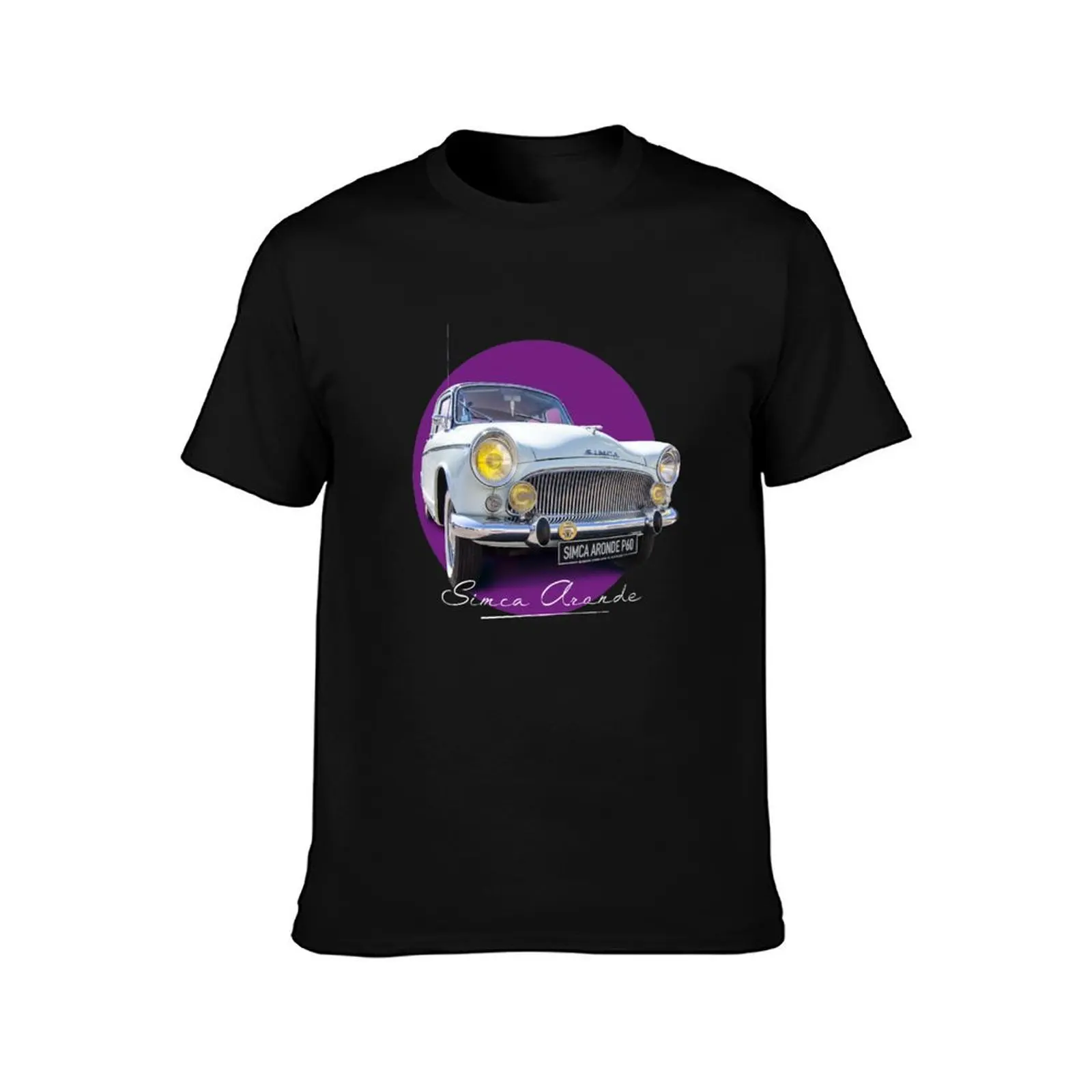 Simca Aronde P60 T-Shirt Trendy Casual Short Sleeve Shirt