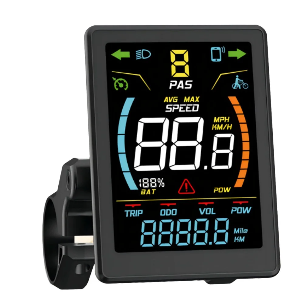 

Electric Scooter LCD Display Panel DZ32 with 24V-48V Voltage and SM Connector Supporting For OMD No. 2 Protocol