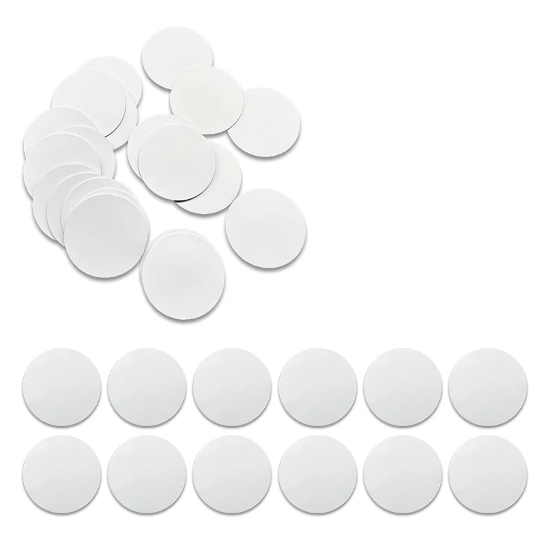N-TAG 424DNA Card 25mm NFC Coin Card Adhesive Backing Advanced Security and Privacy for Trusted IoT Applications NFC 424 DNA Tag