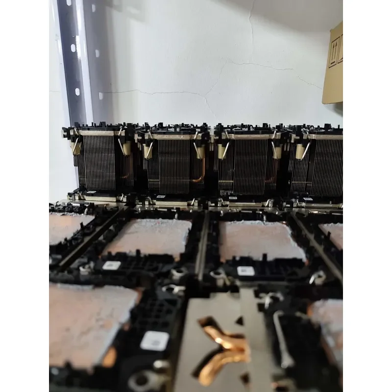 for Intel Server CPU Heat Sink Used Good Condition Clean Surface Complete Radiator Cooling Fan Compatible with LGA Socket
