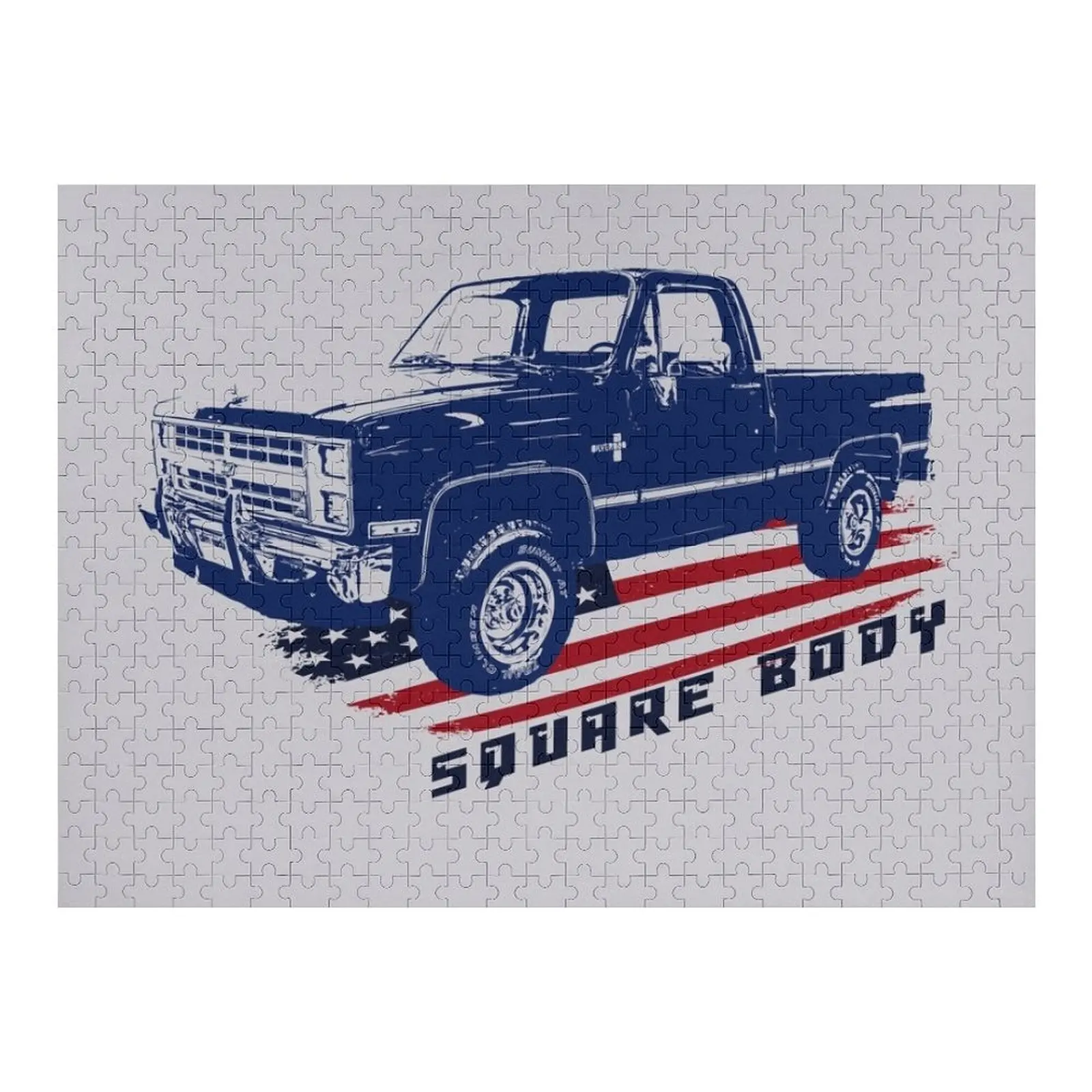 

Square Body Pickup Truck 1985 K10 Jigsaw Puzzle Personalized Gift Ideas Customizeds For Kids Customized Photo Puzzle